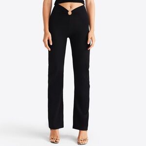 Susamusa London Oring Trousers Black pants size 8 low rise